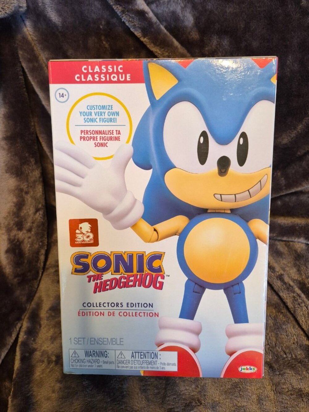 Jakks Pacific SONIC THE HEDGEHOG Collector Edition Action Figure READ descrip.